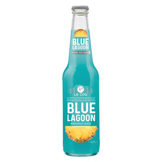 Le Coq Cocktail Blue Lagoon 4,7% 0,33 l klp｜A. Le Coq Le Coq 鸡尾饮品蓝色泻湖 4.7% 0.33 l clk