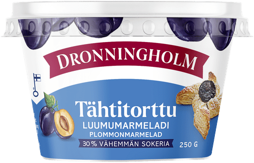 Dronningholm Tähtitorttu Luumumarmeladi vähemmän sokeria 250g