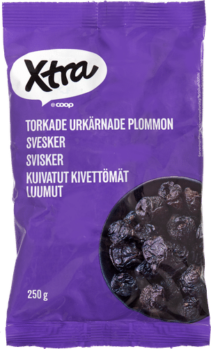Xtra kuivatut kivettömät luumut  250 g
