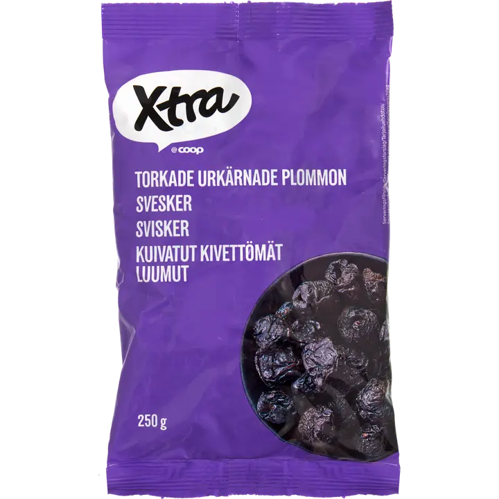 Xtra kuivatut kivettömät luumut  250 g-Xtra 干无核李子 250 g