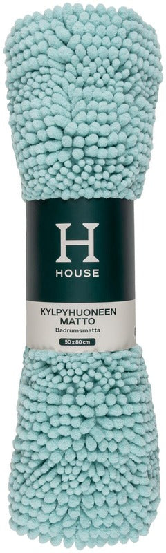House 浴室地垫 Chenille Stripe 50x80厘米 水蓝色