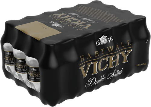 Hartwall Vichy 24 x Hartwall Vichy 原味双盐矿泉水 0,33 l｜24 x Hartwall Vichy Original Double Salted kivennäisvesi 0,33 l
