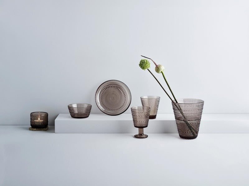 Iittala Kastehelmi碗 23厘升 亚麻色｜Iittala Kulho Kastehelmi 23cl pellava