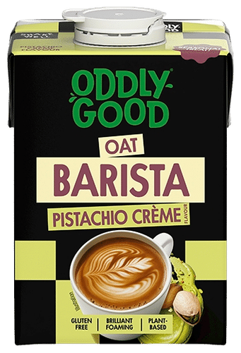 Oddlygood ® Barista燕麦饮 0.5升 开心果奶油味 UHT 无麸质｜Oddlygood® Barista kaurajuoma 0,5 l pistachio crème UHT gluteeniton