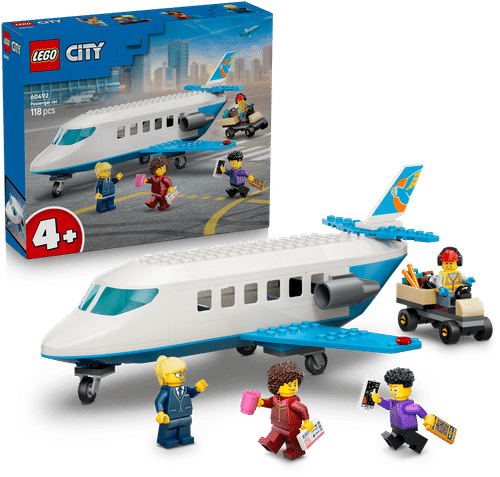 LEGO City Great Vehicles 乐高城市大型车辆 60492 喷气式客机