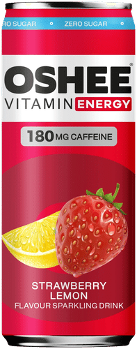 OSHEE Energiajuoma Strawberry & Lemon Zero 330ml