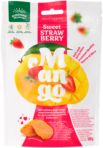 Sunshine Delights Fruit Fusion Sweet Strawberry Mango 100g