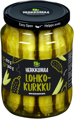 Herkkumaa 块状黄瓜 670g/360g