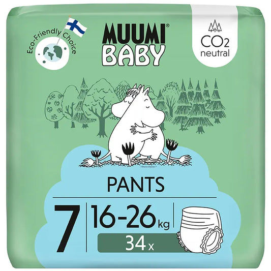 Muumi Baby Pants housuvaippa 7 - 34 kpl 16-26 kg｜Muumi Baby 裤型尿布7-34片16-26斤