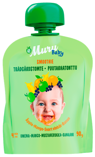 Muru Baby 花园小矮人果昔 4个月 苹果-芒果-黑加仑-香蕉 90 g