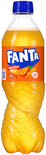 Fanta 橙味汽水 塑料瓶 0,5 L
