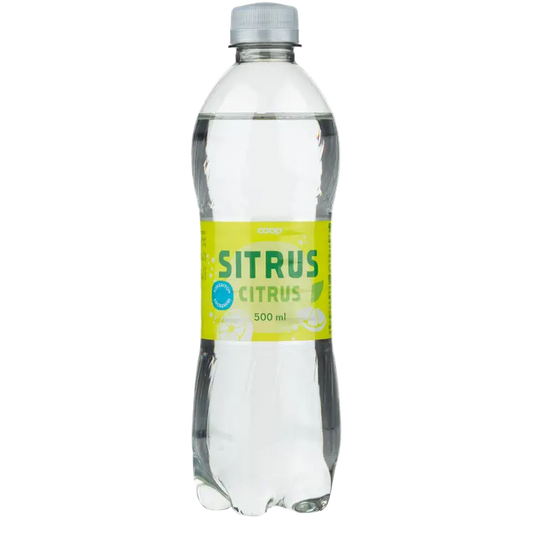 Coop sitrus sokeriton virvoitusjuoma 0,5l｜Coop 柑橘无糖软饮料 0,5l