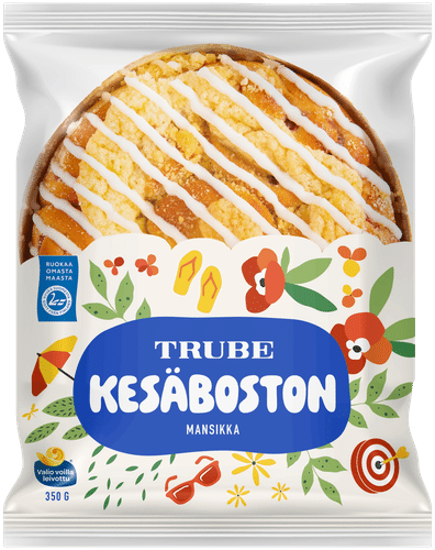 Trube Kesäboston 350 g mansikkatäytteinen bostonpulla｜Trube 夏季波士顿面包 350克 草莓馅波士顿面包