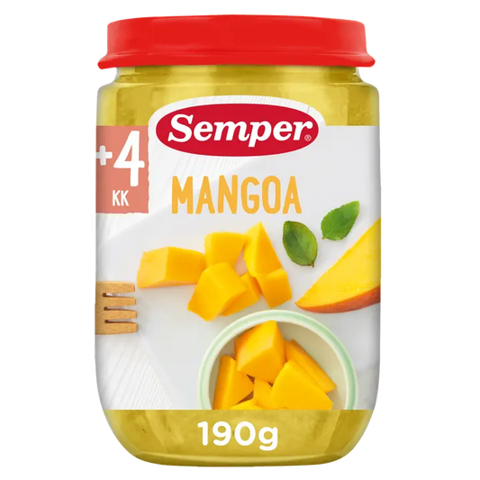 Semper Mango 4kk hedelmäsose 190g｜Semper 芒果4个月果泥 190g