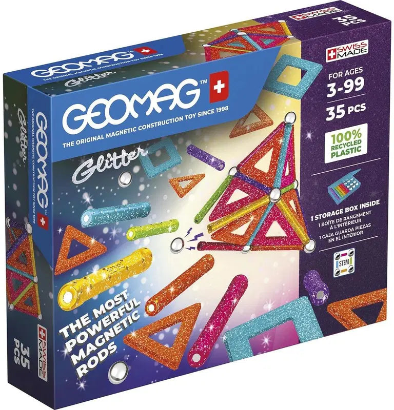 Geomag 闪光再生料35｜Geomag Glitter Recycled 35