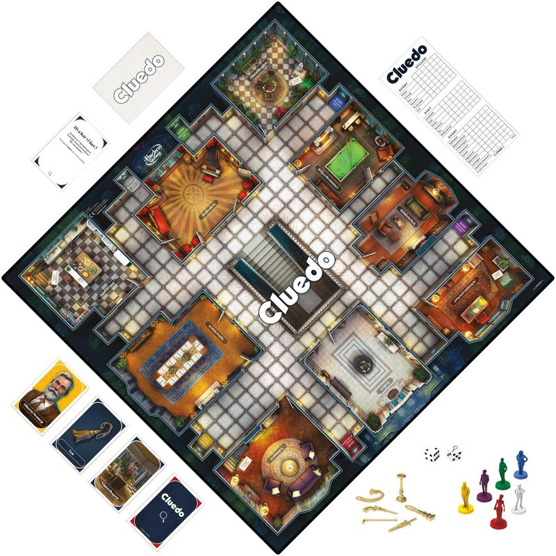 Hasbro Cluedo 桌游 芬兰版｜Cluedo lautapeli FIN