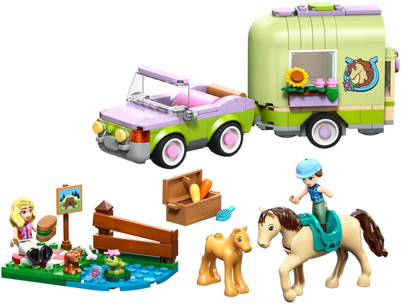 LEGO 乐高好朋友 42695 母马与小马运输车｜LEGO® LEGO Friends 42695 Hevosen ja varsan kuljetusvaunu