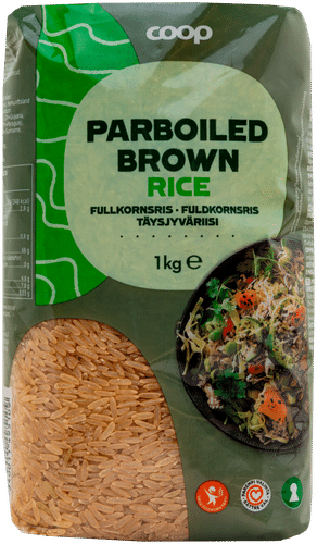 Coop täysjyväriisi 1 kg