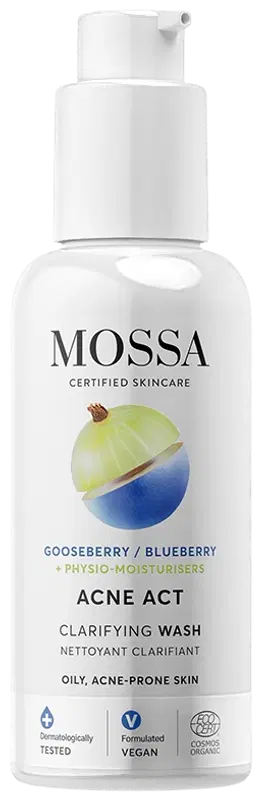 Mossa Acne Act 洁面凝胶 140ml｜Mossa Acne Act Puhdistusgeeli 140ml