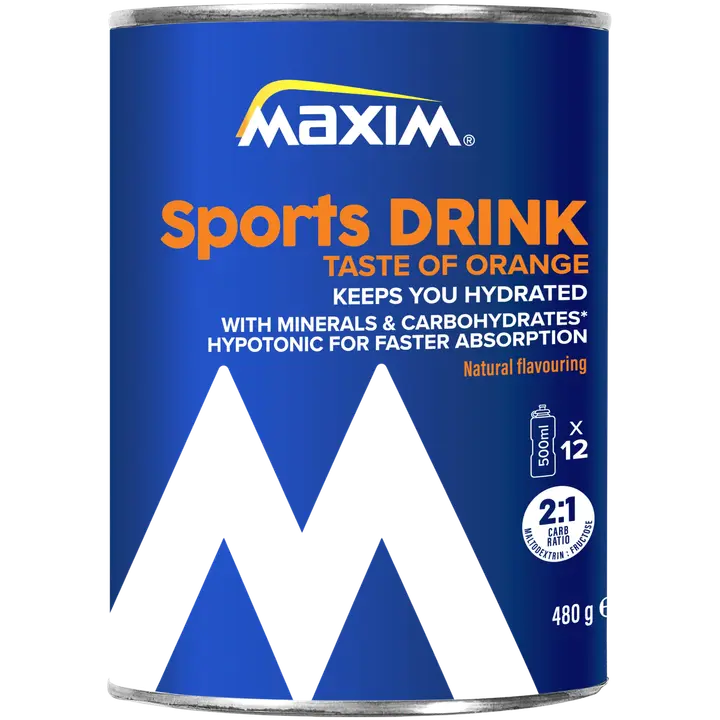 Maxim Sports Drink Fresh orange appelsiini urheilujuomajauhe 480g-Maxim 运动饮料鲜橙运动饮料粉 480g