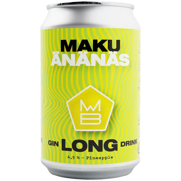 Maku Brewing pineapple gin long drink 4,5% 0,33l tlk｜Maku Brewing 菠萝杜松子饮品长饮 4.5% 0.33l tlk