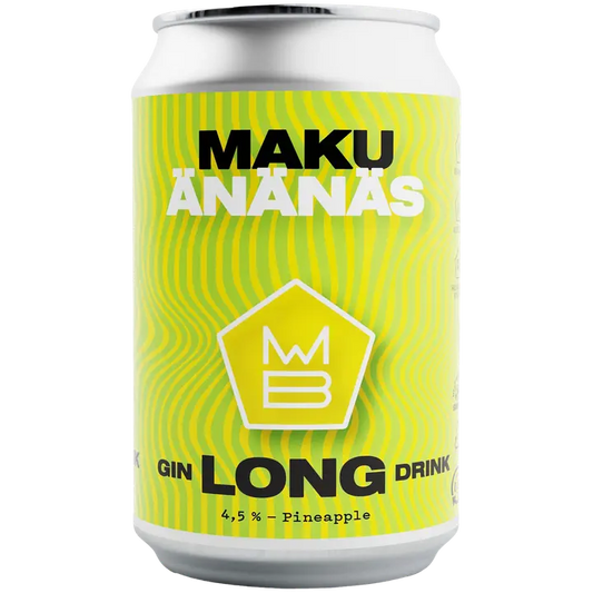Maku Brewing pineapple gin long drink 4,5% 0,33l tlk｜Maku Brewing 菠萝杜松子饮品长饮 4.5% 0.33l tlk