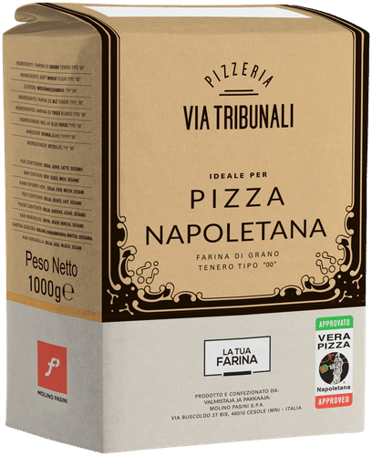 Molino Pasini Via Tribunali 1 kg 00-vehnäjauho AVPN｜La Tua Farina Molino Pasini Via Tribunali 1千克 00型面粉 AVPN