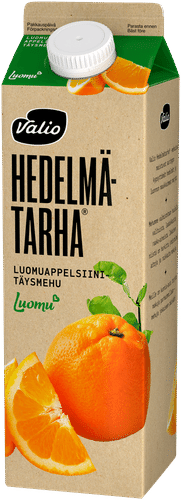 Valio Hedelmätarha® luomuappelsiinitäysmehu 1 l｜Valio Hedelmätarha ®有机全橙汁 1 l