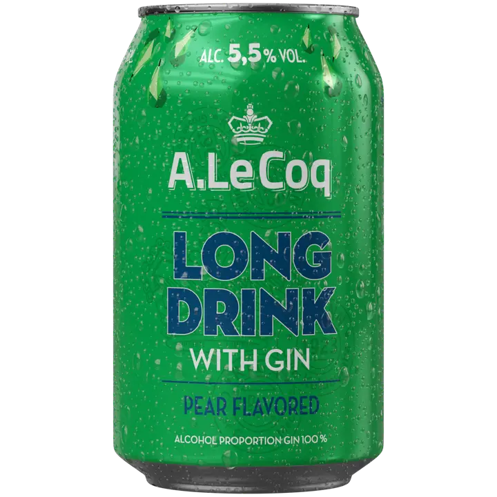 A. Le Coq GIN Pear Long Drink 5,5 % 0,33 l tlk｜A. Le Coq 金梨长饮 5.5% 0.33 l tlk