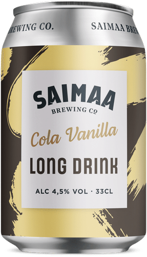 Saimaa Long Drink Cola Vanilla 4,5% 0,33l tölkki