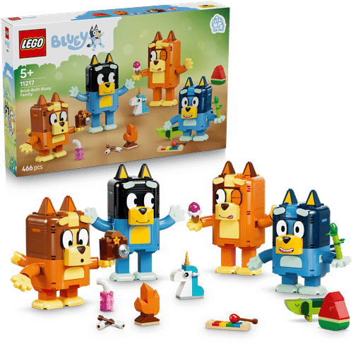 LEGO Bluey LEGO® Bluey 11217 积木搭建图里一家
