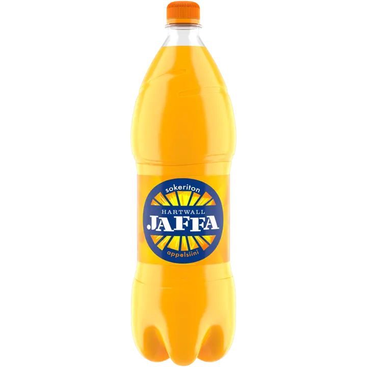 Hartwall Jaffa Appelsiini Sokeriton virvoitusjuoma 1,5 l｜Hartwall Jaffa 橙子无糖软饮料 1,5 l