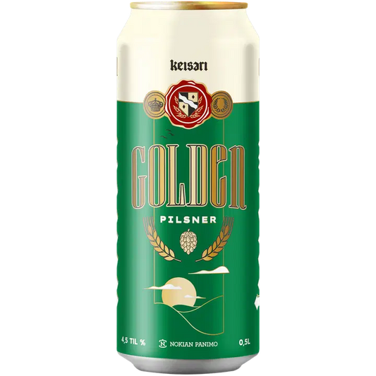 Keisari Golden Pilsner 4,5% 0,5l｜Keisari 金色比尔森饮料 4.5% 0,5l