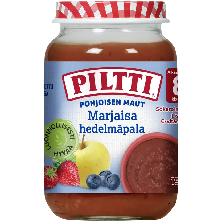 PILTTI Pohjoisen maut 190g Marjaisa hedelmäpala 8kk｜Piltti 北方风味 190 克浆果水果棒 8 个月