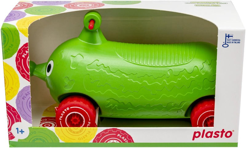 Plasto 黄瓜地动物 绿色 19 cm｜Plasto kuueläin kurkkumaasta vihreä 19 cm
