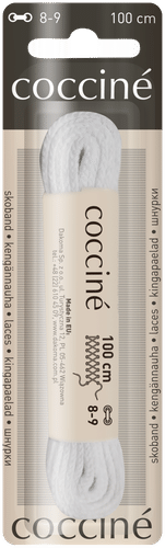 Cocciné Coccine鞋带100厘米，白色