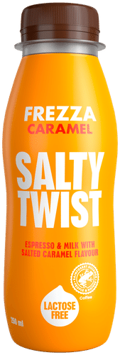 Frezza Salted Caramel 250 ml maitokahvijuoma laktoositon｜Frezza 咸焦糖 250 毫升 牛奶咖啡饮料 无乳糖