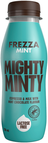 Frezza Mint Mighty Minty 250 ml maitokahvijuoma minttusuklainen maku laktoositon｜Frezza Mint Mighty Minty 250ml 牛奶咖啡饮料 薄荷巧克力味 不含乳糖