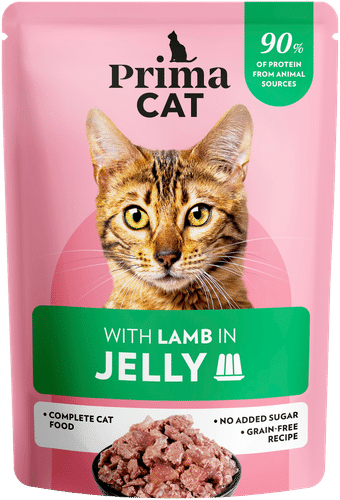 PrimaCat Lammasta hyytelössä 85 g