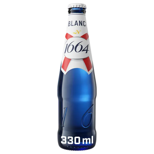 1664 Blanc olut 5 til-% lasipullo 0,33 L｜1664 白饮料 5 vol% 玻璃瓶 0,33 L