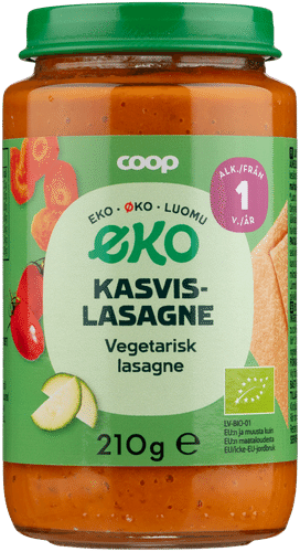 Coop 有机蔬菜千层面 210g 1岁