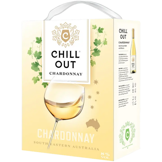 Chill Out Chardonnay Australia 8 til-% 3L BIB｜Chill Out 澳大利亚霞多丽 8 vol% 3L BIB
