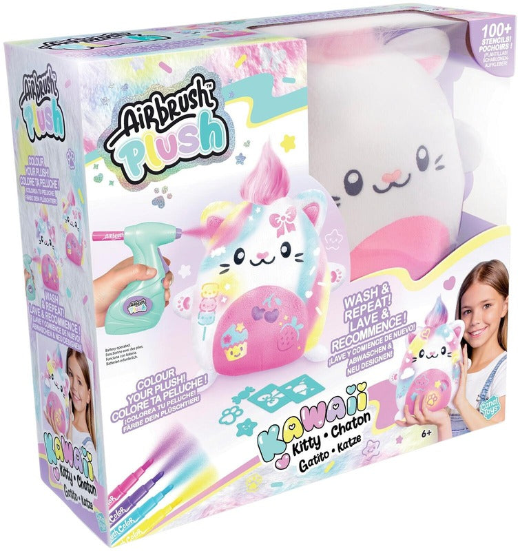 Airbrush Plush 喷绘可爱小猫毛绒玩具｜Airbrush Kawaii Kissanpentupehmo