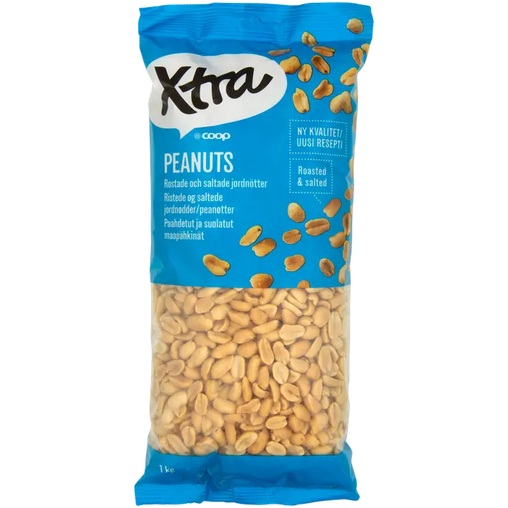 Xtra suolapähkinät 1 kg-Xtra 咸坚果 1 kg