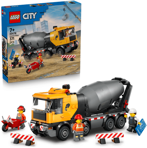 LEGO City Great Vehicles 乐高城市大型车辆 60478 混凝土卡车