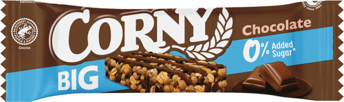 Corny BIG 0% Chocolate välipalapatukka 40g｜Corny Big 0%巧克力零食棒 40g