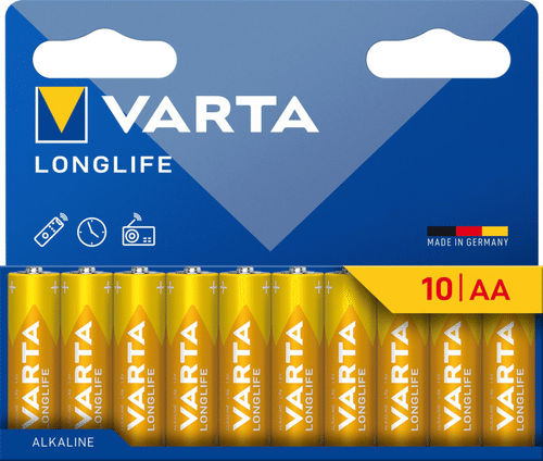 Varta 长效AA电池 10 pack