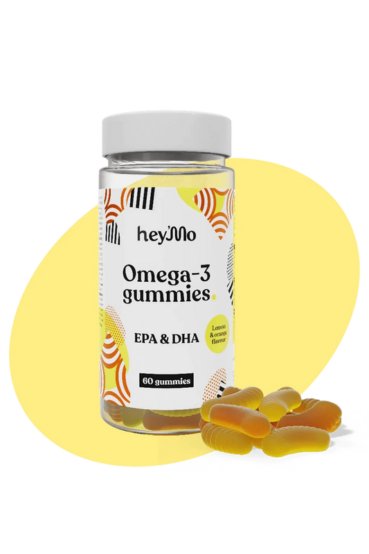 hey'Mo Omega-3软糖EPA和DHA - 软糖 60 kpl