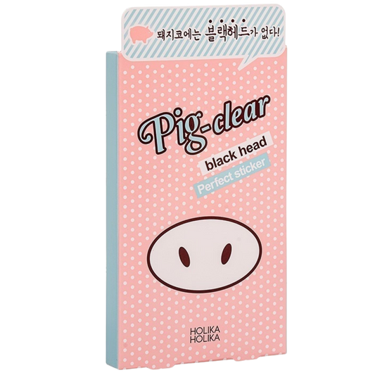 Holika Holika 猪鼻贴 黑头完美贴 10 kpl｜Holika Holika Pig Nose Clear Blackhead Perfect Sticker - Mustapäälaastarit 10 kpl