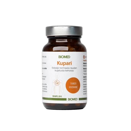 Biomed 铜 2毫克 90粒｜Biomed Kupari 2 mg 90 kaps.